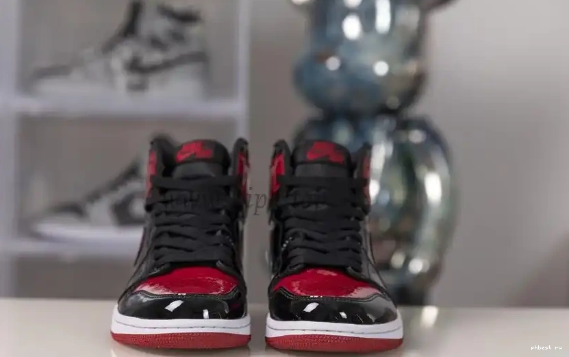 to God retail bred ready retro Patent air jordan 1 materials Pk ship 0512